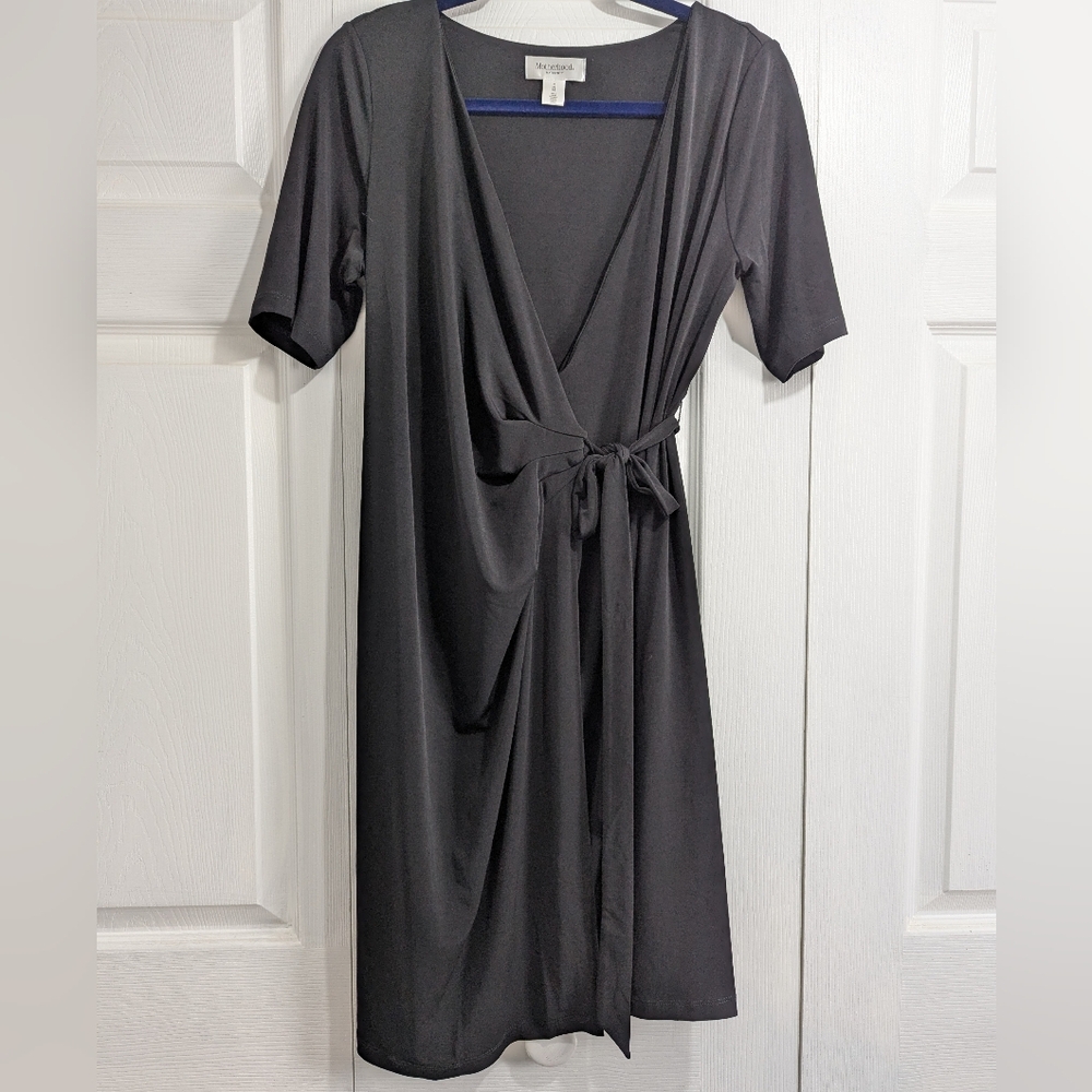 Motherhood Maternity Black Midi Dress